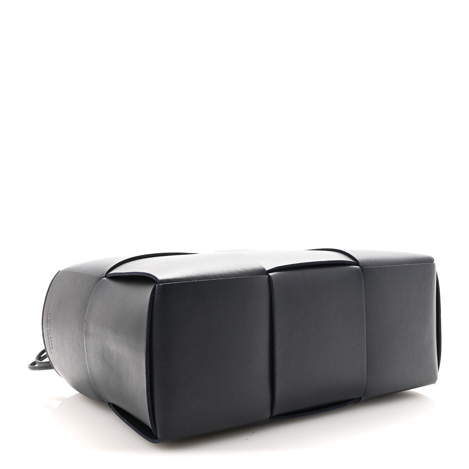 Nappa Maxi Intrecciato Small Arco Tote Navy
