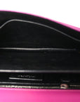 Smooth Calfskin Monogram Cassandra Clasp Bag Electric Fuchsia
