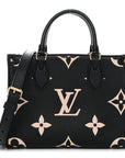 Empreinte Monogram Giant Onthego PM Black Beige