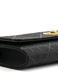 Technical Fabric Macrocannage Miss Caro Top Handle Pouch Black