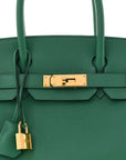 Taurillon Novillo Birkin 30 Vert Vertigo