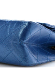 Metallic Calfskin Quilted 2.55 Reissue 225 Flap Blue