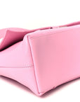 Semi Shiny Smooth Calfskin Small Downtown Shoulder Bag Candy Pink