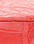Alligator Jumbo Double Flap Red