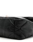 Lambskin Quilted Medium CHNL 19 Flap Black