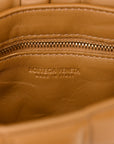 Nappa Maxi Intreccio Small Padded Cassette Crossbody Bag Camel