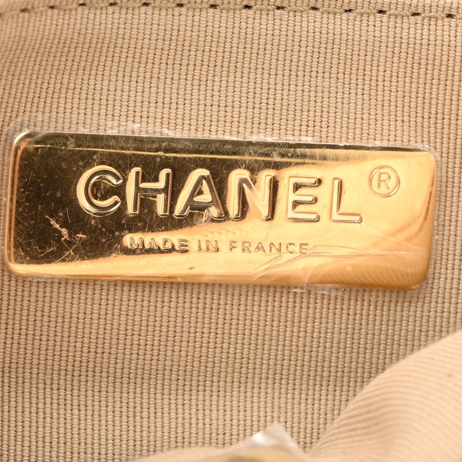 Metallic Lambskin Quilted Medium CHNL 19 Flap Gold