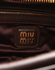 Calfskin Mini Arcadie Top Handle Bag Briarwood