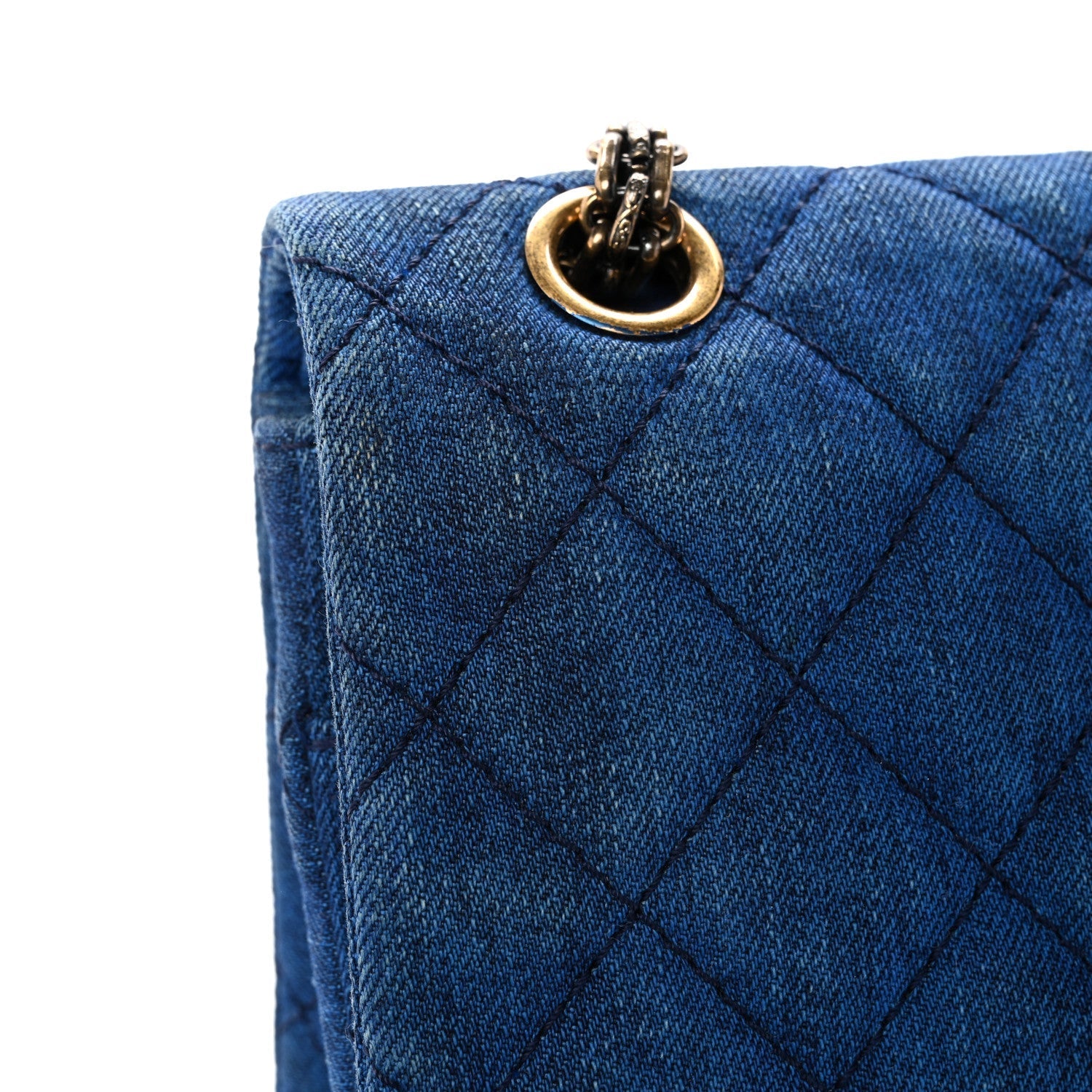 Denim Quilted 2.55 Reissue 226 Double Flap Blue