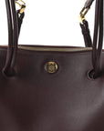 Supple Calfskin Small Madrid Bag Dark Burgundy