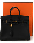 Togo Birkin 25 Black