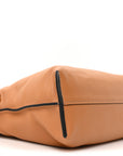 Calfskin Mini Flamenco Knot Clutch Warm Desert