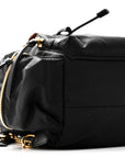Nylon Medium Rucksack Backpack Black