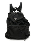 Tessuto Nylon Vela Cinch Backpack Black