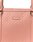 Soft MicroGCCIssima Medium Zippered Satchel Soft Pink