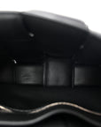 Lambskin Maxi Intreccio Padded Chain Cassette Crossbody Bag Black