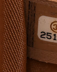 Caviar Chevron Quilted Medium Boy Flap Brown