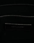 Calfskin Crocodile Embossed Baby Sac De Jour Black