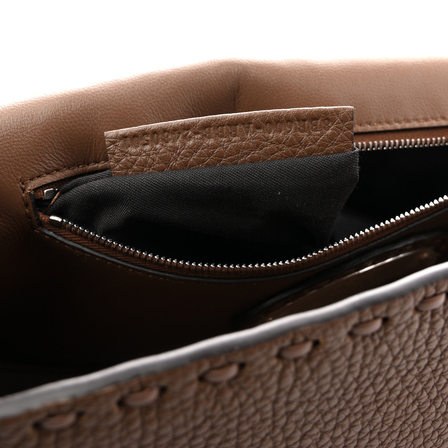 Cuoio Roma Sellerissima Nappa Sintetica Tape Stitch Baguette Fettuccia