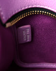Grained Calfskin Small The Tote Bag Regal Orchid