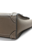 Drummed Calfskin Nano Luggage Souris