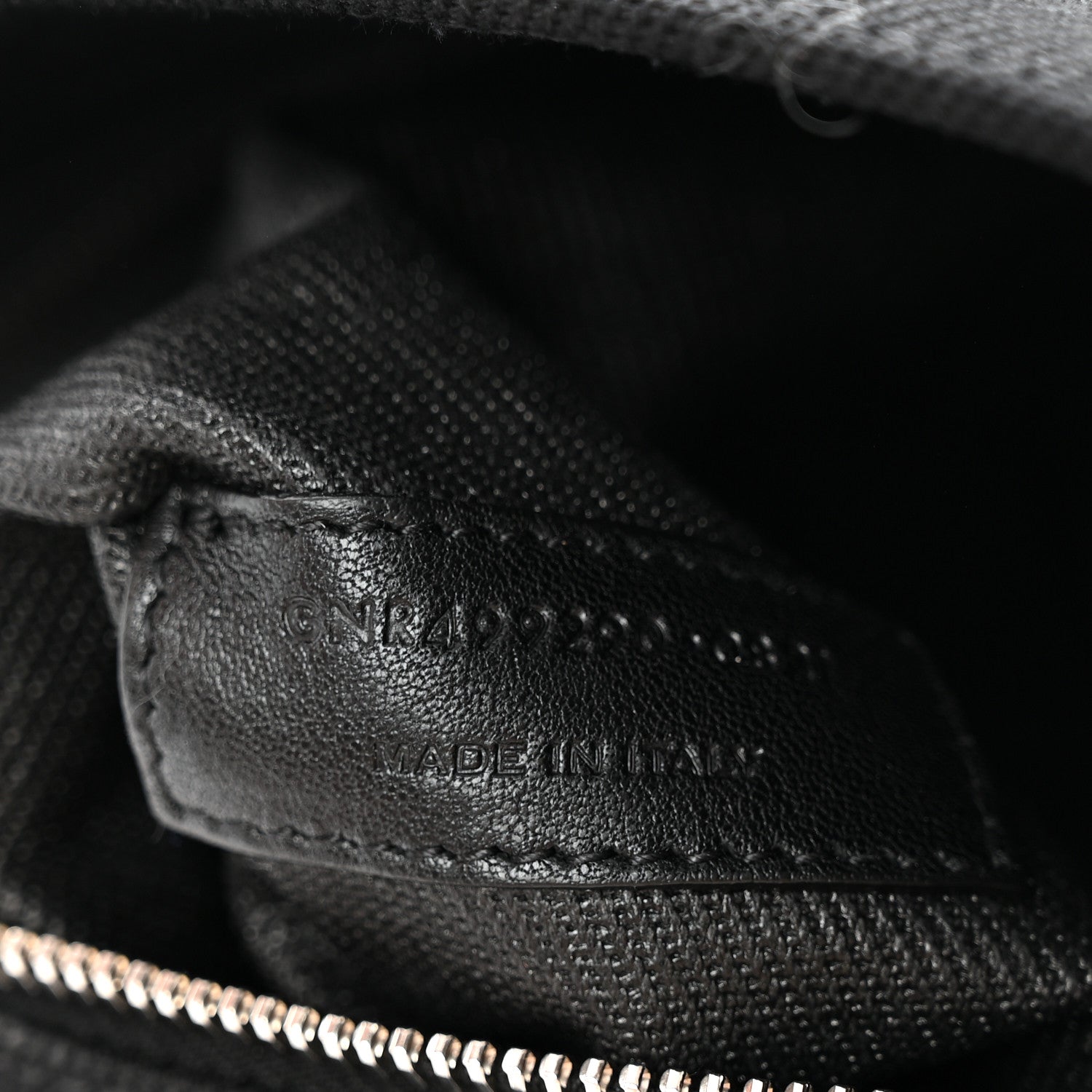 Linen Calfskin Rive Gauche Tote Black