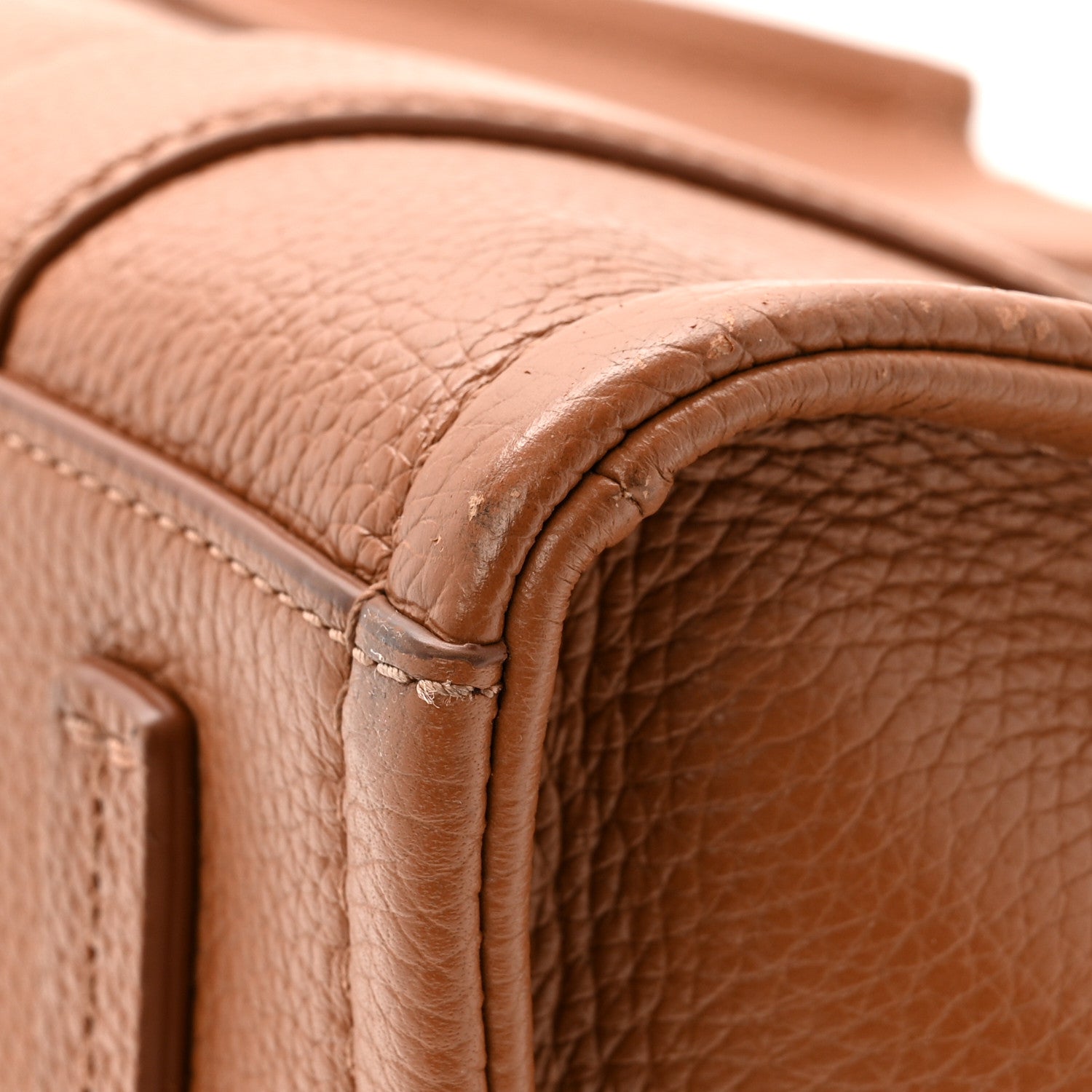 Grained Calfskin Medium The Tote Bag Argan Oil
