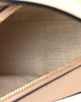Calfskin Mini Woven Puzzle Bag Beige White