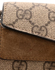 GG Supreme Monogram Super Mini Dionysus Shoulder Bag Taupe