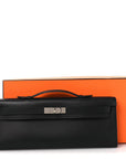 Swift Kelly Cut Clutch Pochette Black