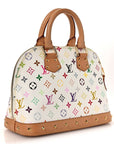 Monogram Multicolor Alma PM White