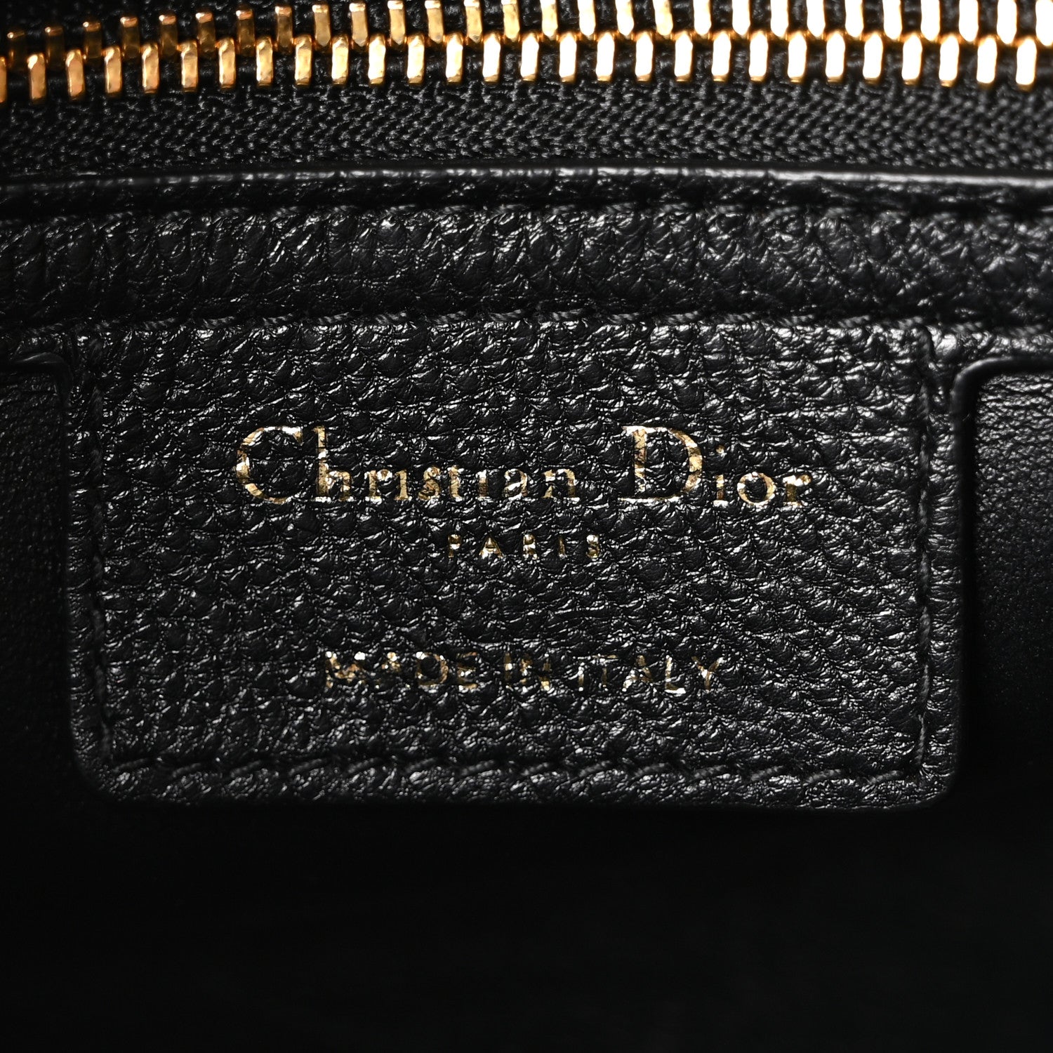 Calfskin Cannage Small Caro Bag Black