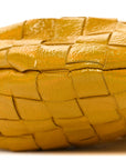 Textured Deerskin Intrecciato Candy Jodie Yellow