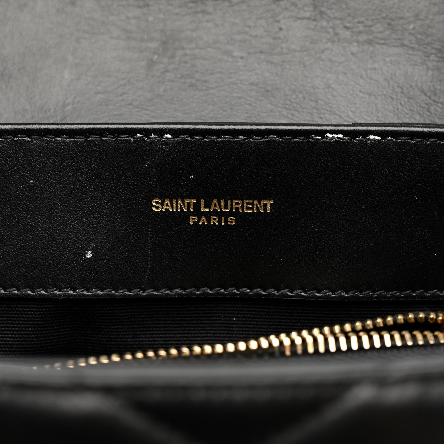 Calfskin Y Quilted Monogram Small Loulou Chain Satchel Black