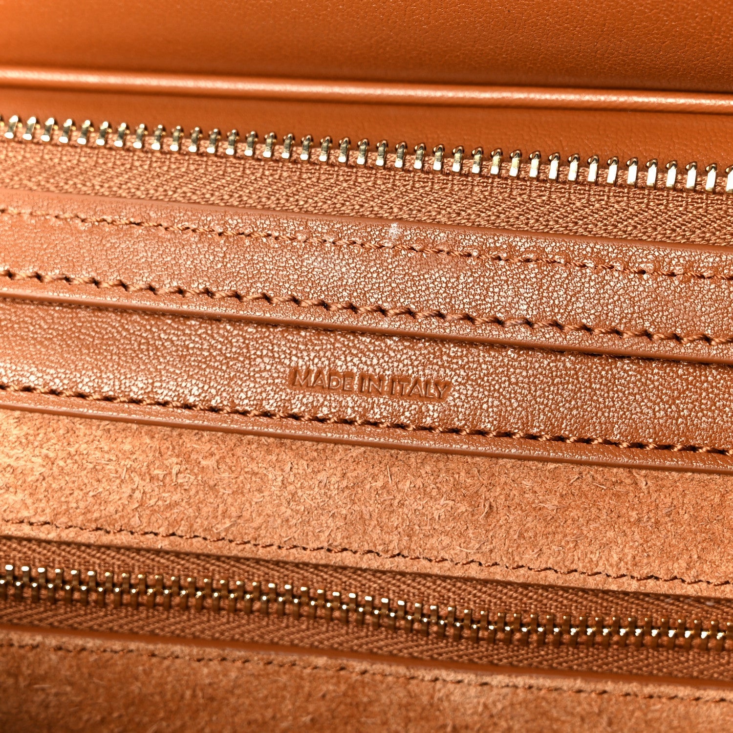 Supple Shiny Lambskin Little New Luggage Soft Tan