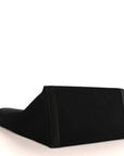 Linen Calfskin Rive Gauche Tote Black