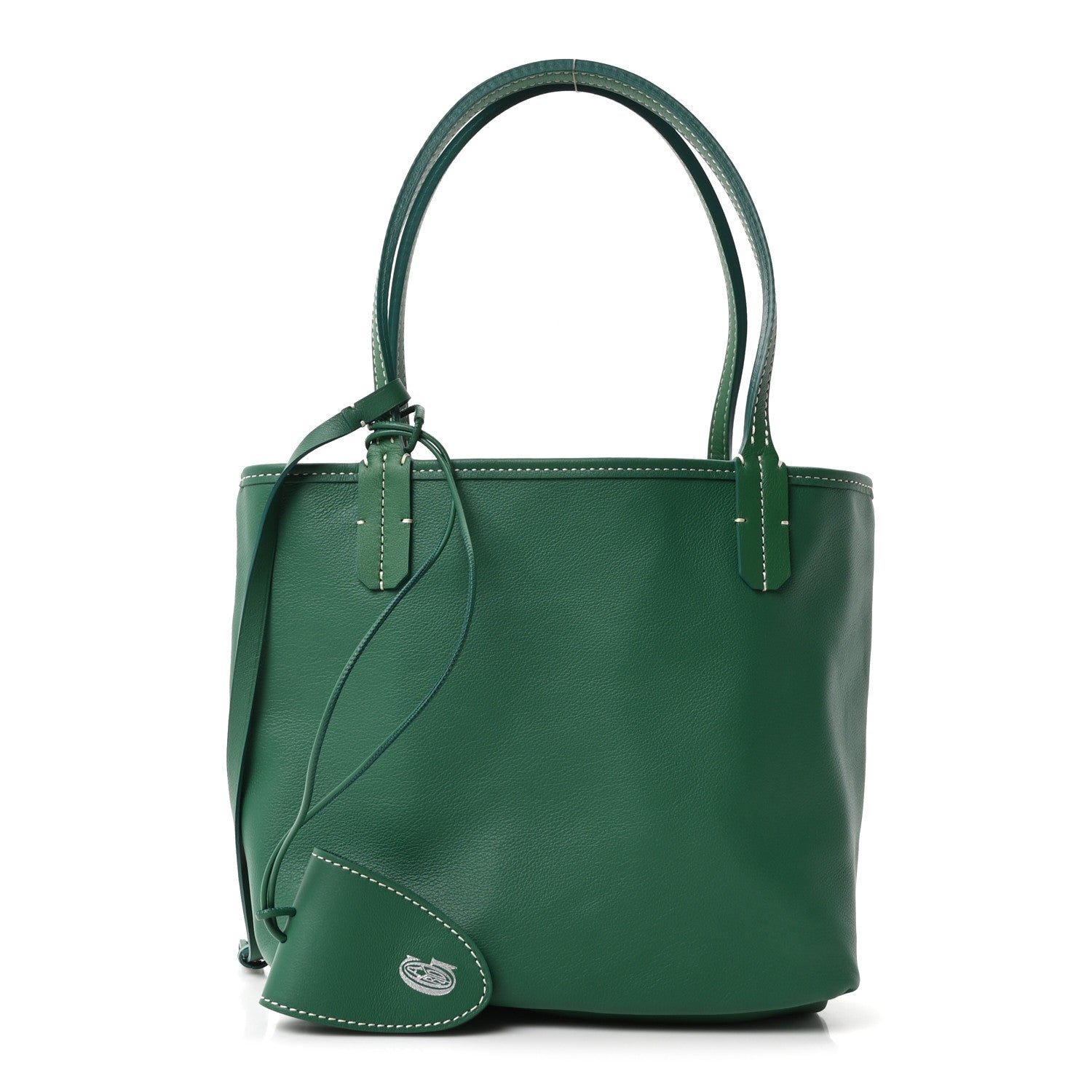 Goyardine Reversible Mini Anjou Green