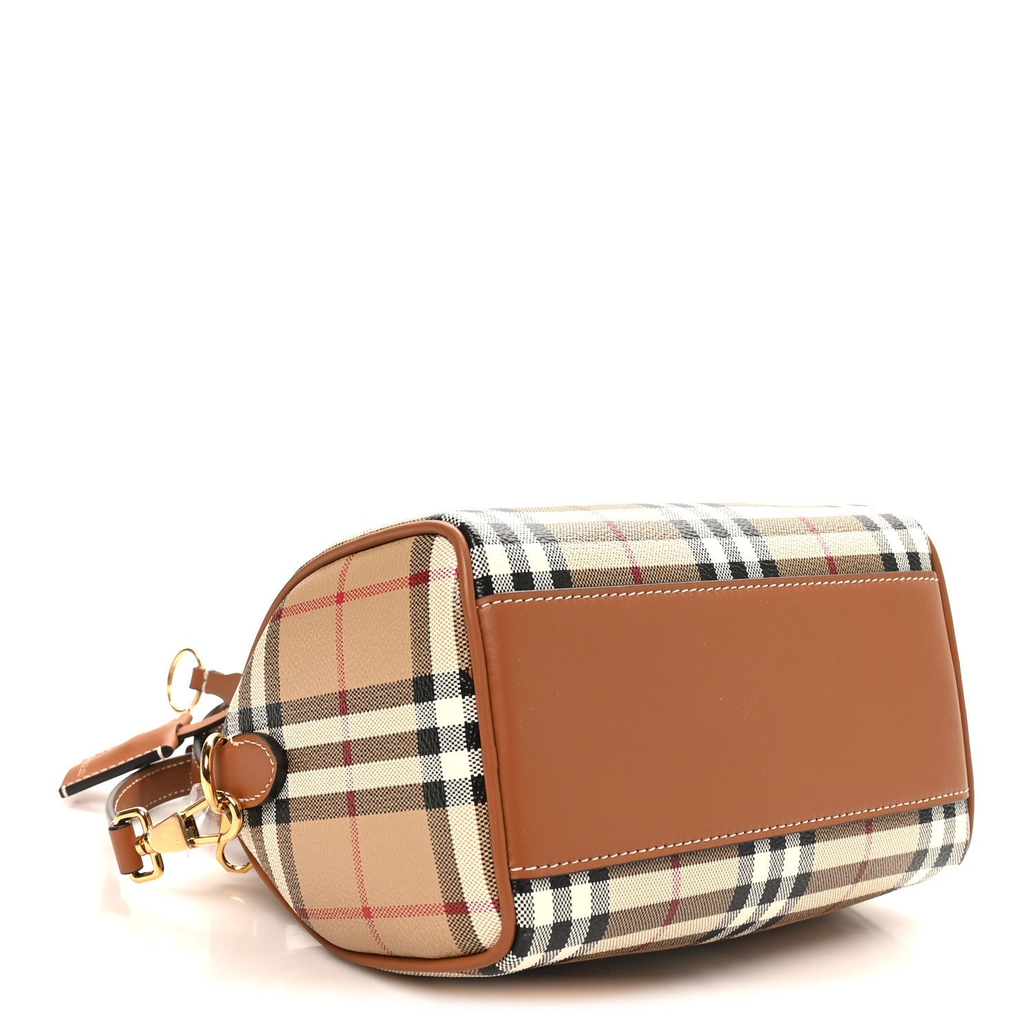 Vintage Check Mini Bowling Bag Briar Brown