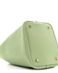 Taurillon Clemence Picotin Lock 22 MM Vert Criquet