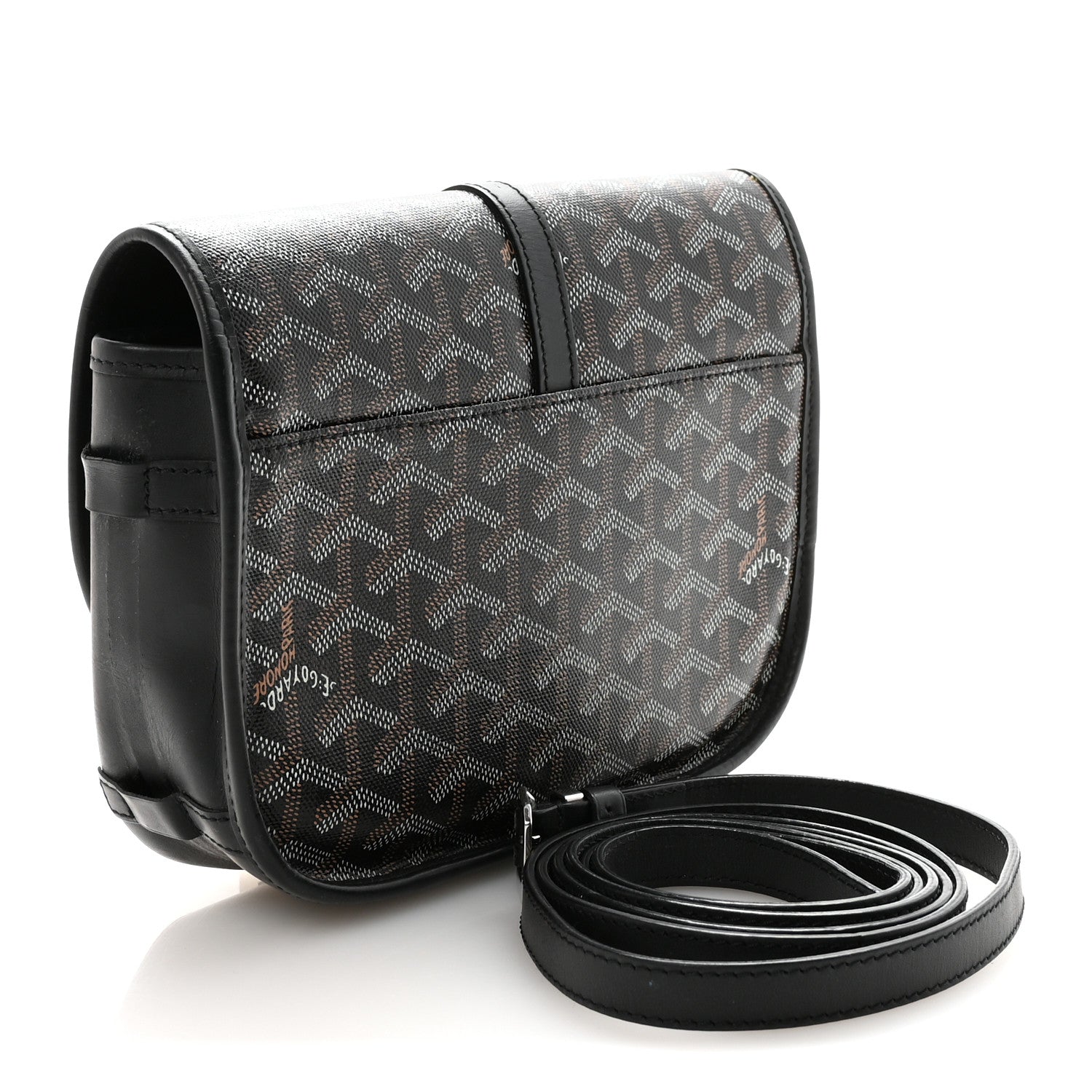 Goyardine Belvedere II PM Messenger Bag Black