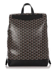 Black Goyardine Canvas & Chevroches Calfskin Cisalpin Backpack Palladium Hardware