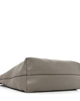 Vitello Daino Zippered Tote Argilla