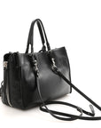 Veau Papier A6 Zip Around Tote Black