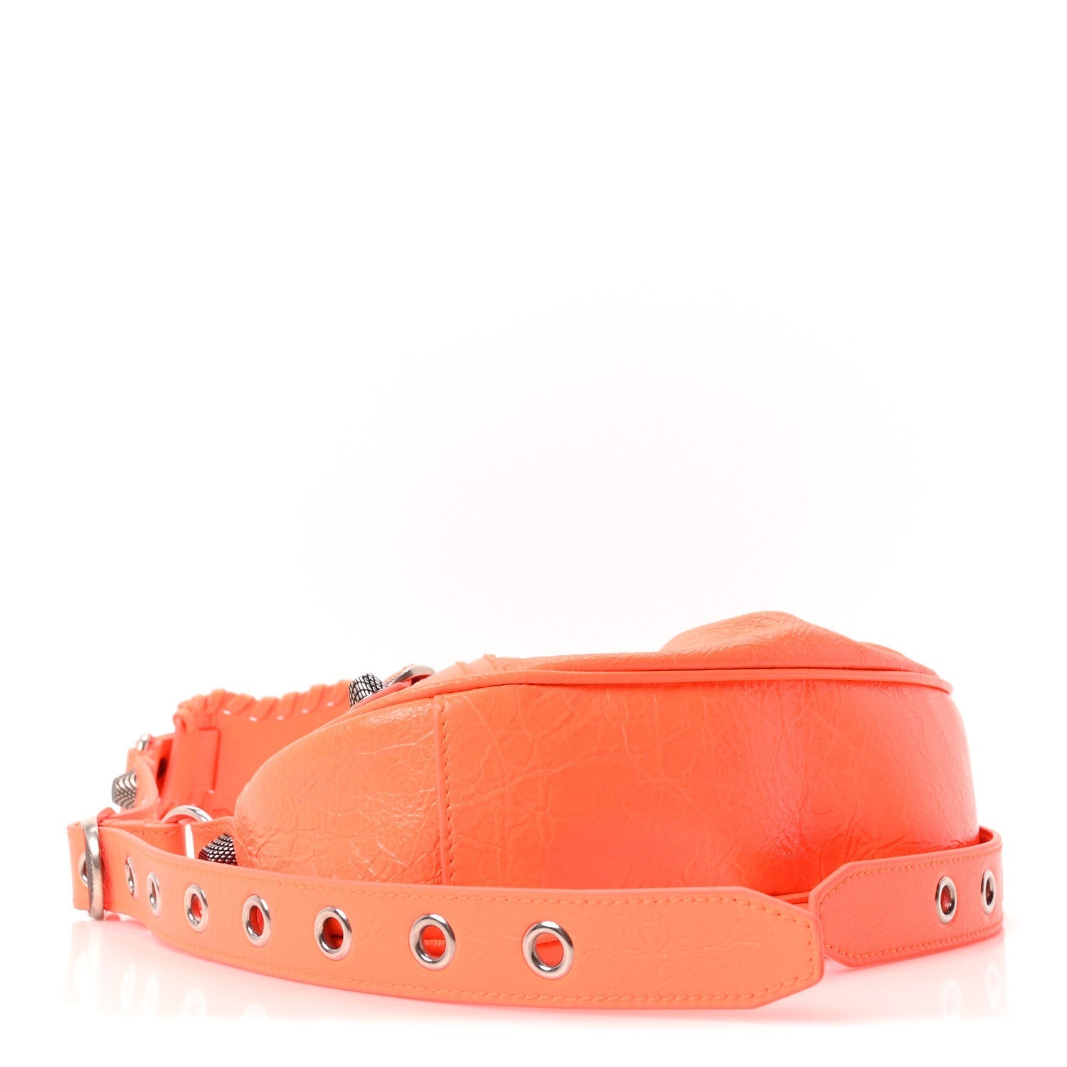 Agneau Arena Le Cagole Shoulder Bag XS Orange