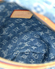 Monogram Denim High Rise Bumbag Blue