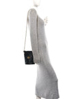 Calfskin Matelasse Mini GG Marmont 2.0 Bucket Bag Black