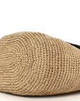 Raffia Mini Slit Tote Bag Natural Tan
