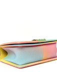 Caviar Quilted Medium Cuba Rainbow Boy Flap Multicolor