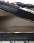 GG Supreme Monogram Textured Dollar Calfskin Web Small Ophidia Day Backpack Beige Blue Black