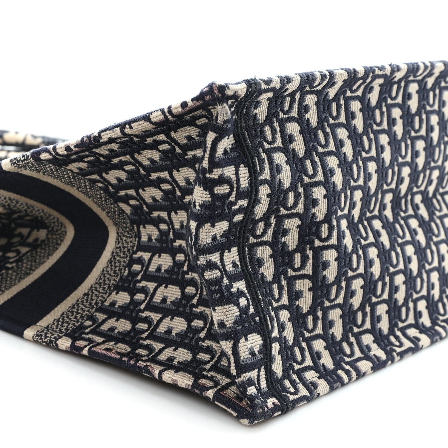 Oblique Large Book Tote Blue Multicolor